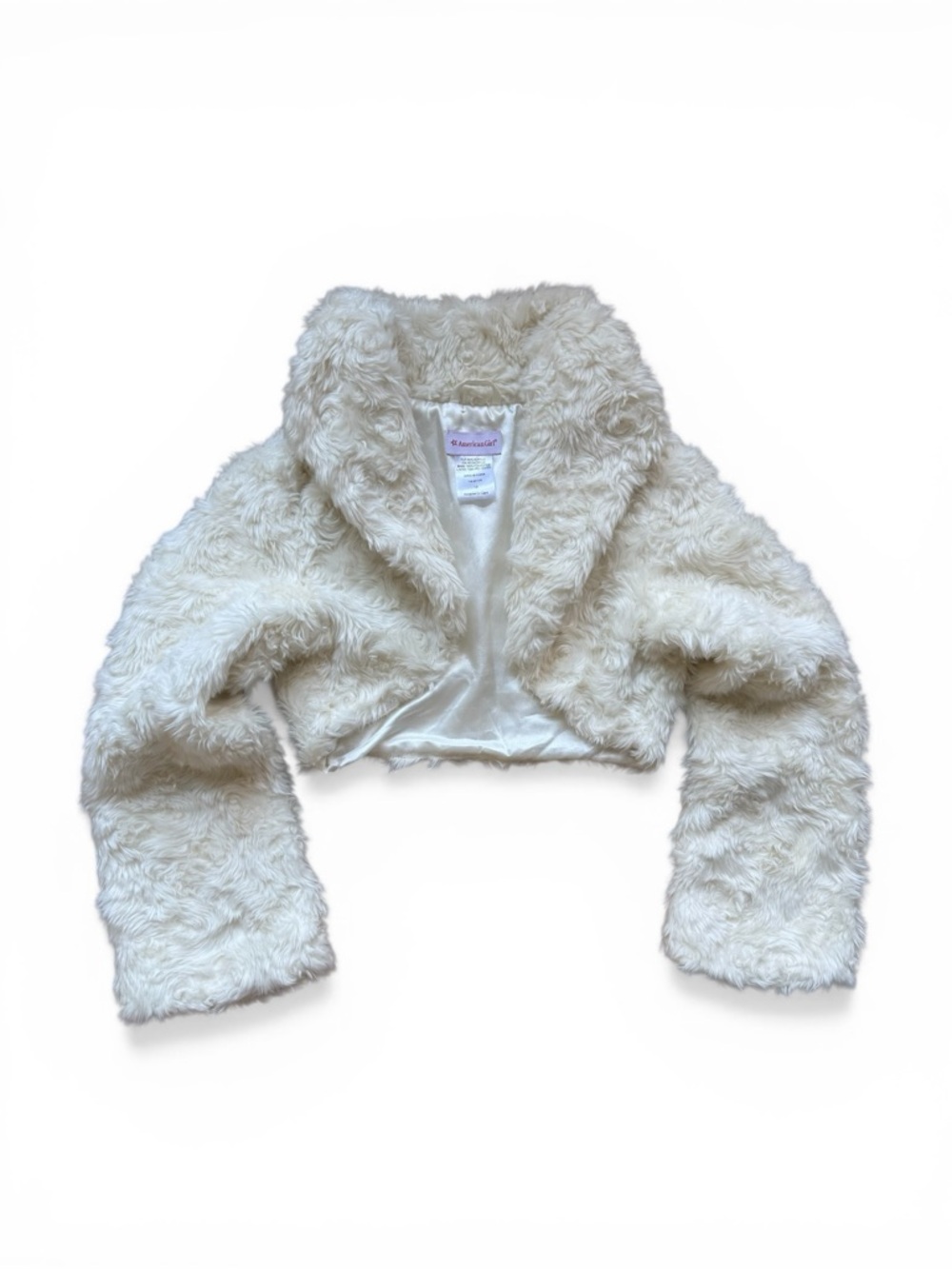 American Girl Soft as Snow Fur Shawl